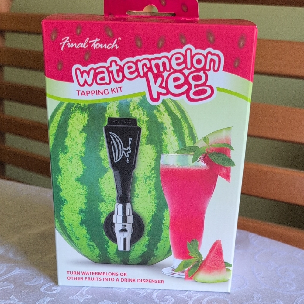 NIB Final Touch Watermelon Keg Tapping Kit